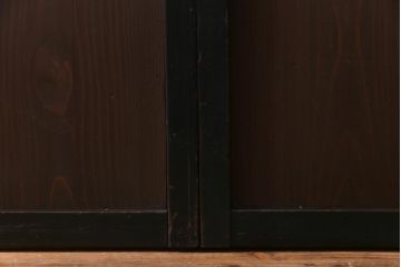 和製アンティーク　大正昭和初期　倹飩式　しっとりとした和の雰囲気が魅力的な障子戸4枚セット(建具、引き戸、格子戸)