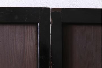 和製アンティーク　大正昭和初期　倹飩式　しっとりとした和の雰囲気が魅力的な障子戸4枚セット(建具、引き戸、格子戸)