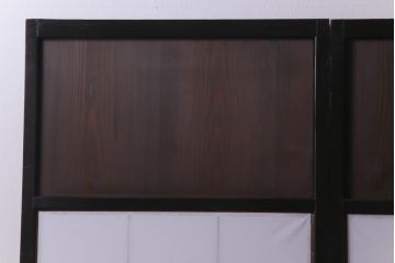 和製アンティーク　大正昭和初期　倹飩式　しっとりとした和の雰囲気が魅力的な障子戸4枚セット(建具、引き戸、格子戸)