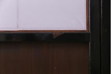 和製アンティーク　大正昭和初期　倹飩式　しっとりとした和の雰囲気が魅力的な障子戸4枚セット(建具、引き戸、格子戸)