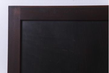 和製アンティーク　ケヤキ・杉材　堅牢な雰囲気が漂う障子帯戸2枚セット(板戸)(1)