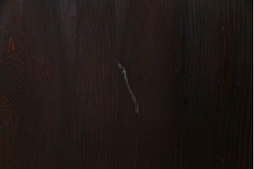 和製アンティーク　ケヤキ・杉材　堅牢な雰囲気が漂う障子帯戸2枚セット(板戸)(1)