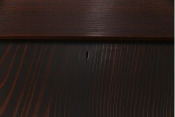 和製アンティーク　ケヤキ・杉材　堅牢な雰囲気が漂う障子帯戸2枚セット(板戸)(1)