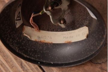 イギリスアンティーク　アイアン製　ガラスを通した光がおしゃれなハンギングランプ(吊り下げ照明)(2)