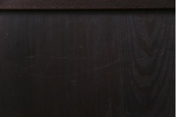 和製アンティーク　ケヤキ・杉材　堅牢な雰囲気が漂う障子帯戸2枚セット(板戸)(2)