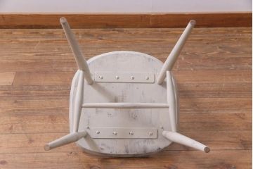 ペイント家具　ERCOL(アーコール)　シャビーテイストなクエーカーチェア(ダイニングチェア、椅子)