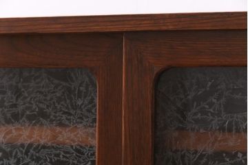 アンティーク家具　和製アンティーク　鉄脚　前面ケヤキ材　二本松箪笥をリメイクしたテレビ台(ローボード)