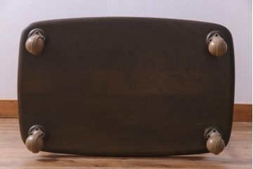 ヴィンテージ家具　イギリスビンテージ　ERCOL(アーコール)　トロリー　落ち着いた色合いが品のあるキャスターワゴン(キッチンワゴン)