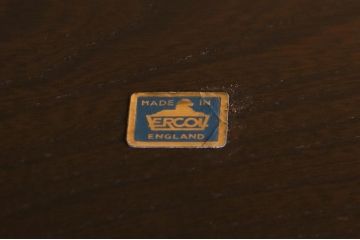 ヴィンテージ家具　イギリスビンテージ　ERCOL(アーコール)　トロリー　落ち着いた色合いが品のあるキャスターワゴン(キッチンワゴン)