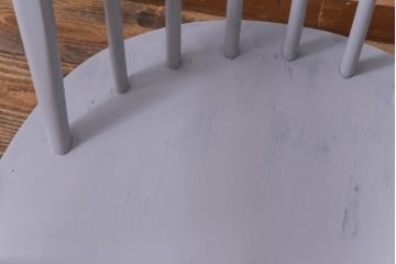 ペイント家具　イギリスビンテージ　ERCOL(アーコール) フレンチシャビーなラウンジチェア(椅子、アームチェア)