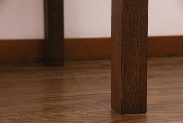 ラフジュ工房オリジナル　ホワイトオーク材　両面引き出し付き　すっきりとした佇まいが魅力的な作業台・幅1800(ダイニングテーブル)