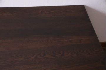 ラフジュ工房オリジナル　ホワイトオーク材　両面引き出し付き　使い勝手の良い作業台・幅1600(ダイニングテーブル)