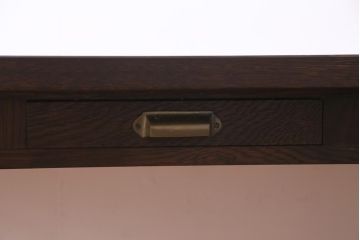 ラフジュ工房オリジナル　ホワイトオーク材　両面引き出し付き　使い勝手の良い作業台・幅1600(ダイニングテーブル)