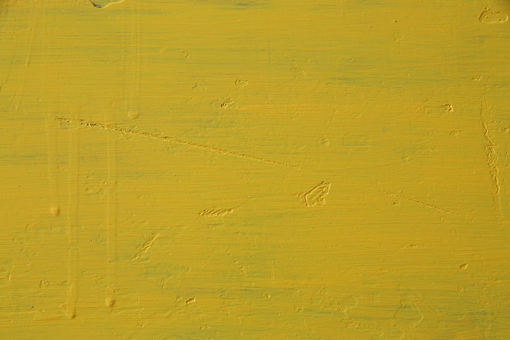 フランスビンテージ　レトロポップなイエローカラーのペイントドア(扉、建具)