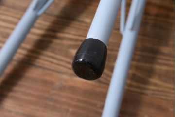 ラフジュ工房オリジナル　アイアンレッグのペイントが可愛らしい丸スツール(チェア、椅子、イス)(R-036022)