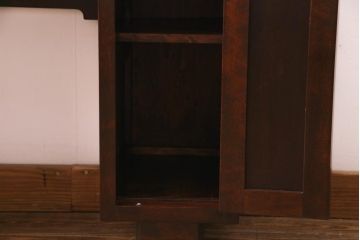 リメイク家具　松本民芸家具　コンパクトなサイズが魅力のコンソールテーブル(サイドテーブル、デスク、机、在宅ワーク、在宅用)