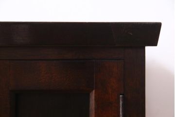 リメイク家具　松本民芸家具　コンパクトなサイズが魅力のコンソールテーブル(サイドテーブル、デスク、机、在宅ワーク、在宅用)