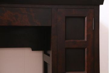 リメイク家具　松本民芸家具　コンパクトなサイズが魅力のコンソールテーブル(サイドテーブル、デスク、机、在宅ワーク、在宅用)