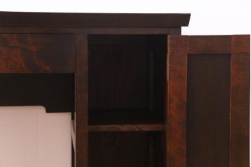 リメイク家具　松本民芸家具　コンパクトなサイズが魅力のコンソールテーブル(サイドテーブル、デスク、机、在宅ワーク、在宅用)