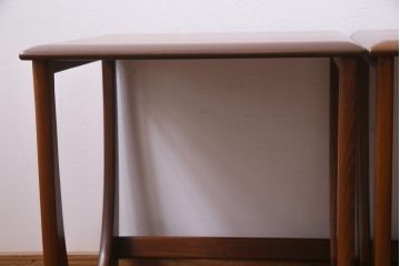 ヴィンテージ家具　イギリスビンテージ　G-PLAN(ジープラン)　チーク材　ネストテーブル(サイドテーブル、センターテーブル、カフェテーブル)