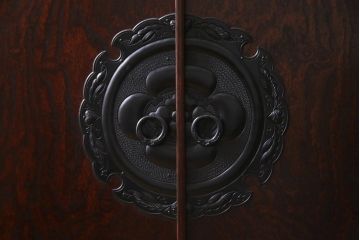 当店リメイク家具　岩谷堂箪笥　みちのく8号　収納棚にもできる脚付き衣装箪笥(サイドボード、チェスト)