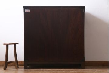 当店リメイク家具　岩谷堂箪笥　みちのく8号　収納棚にもできる脚付き衣装箪笥(サイドボード、チェスト)