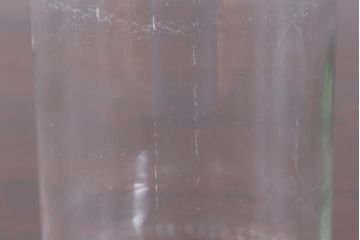 アンティーク雑貨　イギリス　dairy crest　ぽってりとしたシルエットが愛らしいガラス瓶(牛乳瓶)