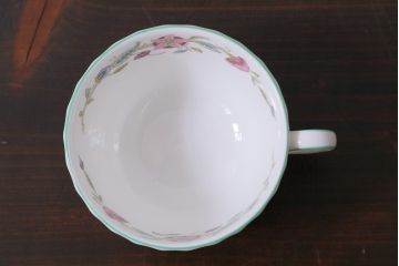 中古　イギリス　MINTON(ミントン)　Haddon Hall(ハドンホール)　ティーセット(カップ&ソーサー、プレート)(2)