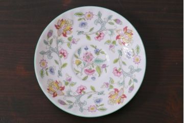 中古　イギリス　MINTON(ミントン)　Haddon Hall(ハドンホール)　ティーセット(カップ&ソーサー、プレート)(2)