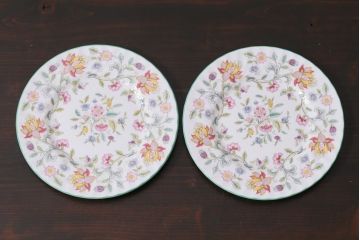 中古美品　イギリス　MINTON(ミントン)　Haddon Hall(ハドンホール)　ティーセット(カップ&ソーサー、プレート)(3)