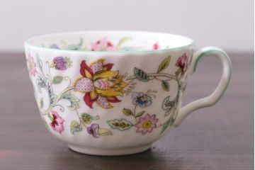 中古美品　イギリス　MINTON(ミントン)　Haddon Hall(ハドンホール)　ティーセット(カップ&ソーサー、プレート)(3)