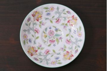 中古美品　イギリス　MINTON(ミントン)　Haddon Hall(ハドンホール)　ティーセット(カップ&ソーサー、プレート)(3)
