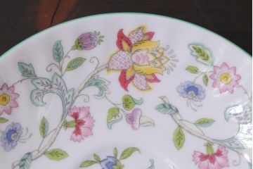 中古美品　イギリス　MINTON(ミントン)　Haddon Hall(ハドンホール)　ティーセット(カップ&ソーサー、プレート)(3)