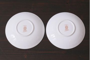 中古美品　イギリス　MINTON(ミントン)　Haddon Hall(ハドンホール)　ティーセット(カップ&ソーサー、プレート)(3)