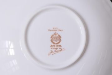 中古美品　イギリス　MINTON(ミントン)　Haddon Hall(ハドンホール)　ティーセット(カップ&ソーサー、プレート)(3)