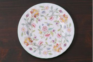 中古美品　イギリス　MINTON(ミントン)　Haddon Hall(ハドンホール)　ティーセット(カップ&ソーサー、プレート)(3)