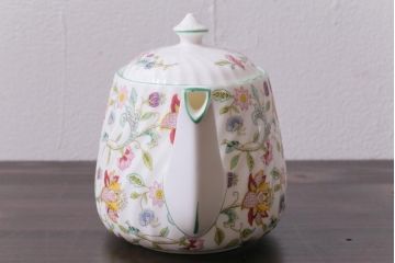中古美品　イギリス　MINTON(ミントン)　Haddon Hall(ハドンホール)　ティーポット(洋食器)