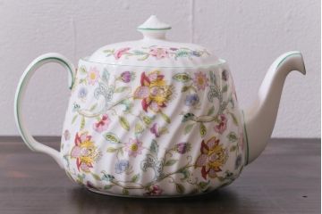 中古美品　イギリス　MINTON(ミントン)　Haddon Hall(ハドンホール)　ティーポット(洋食器)