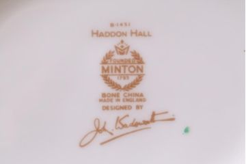 中古美品　イギリス　MINTON(ミントン)　Haddon Hall(ハドンホール)　ティーポット(洋食器)
