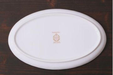 中古美品　イギリス　MINTON(ミントン)　Haddon Hall(ハドンホール)　プレート3枚セット(オーバルトレー、サービスボウル)
