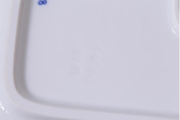 中古美品　MEISSEN(マイセン)　ブルーオニオン　トレイ2枚セット(角プレート)