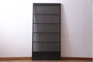 和製アンティーク　大正昭和初期　趣き溢れる佇まいが魅力的な格子戸1枚(建具、引き戸)