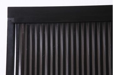 和製アンティーク　大正昭和初期　趣き溢れる佇まいが魅力的な格子戸1枚(建具、引き戸)