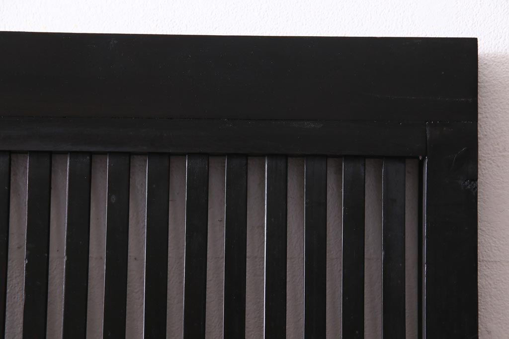 和製アンティーク　大正昭和初期　趣き溢れる佇まいが魅力的な格子戸1枚(建具、引き戸)