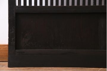 和製アンティーク　大正昭和初期　趣き溢れる佇まいが魅力的な格子戸1枚(建具、引き戸)