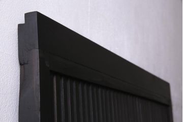 和製アンティーク　大正昭和初期　趣き溢れる佇まいが魅力的な格子戸1枚(建具、引き戸)