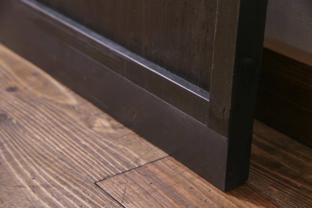 和製アンティーク　大正昭和初期　趣き溢れる佇まいが魅力的な格子戸1枚(建具、引き戸)