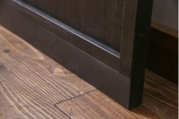 和製アンティーク　大正昭和初期　趣き溢れる佇まいが魅力的な格子戸1枚(建具、引き戸)