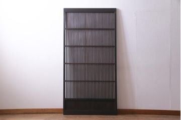和製アンティーク　大正昭和初期　趣き溢れる佇まいが魅力的な格子戸1枚(建具、引き戸)