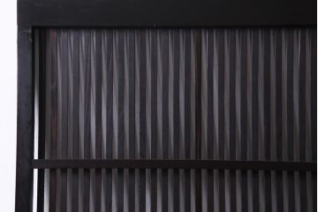 和製アンティーク　大正昭和初期　趣き溢れる佇まいが魅力的な格子戸1枚(建具、引き戸)